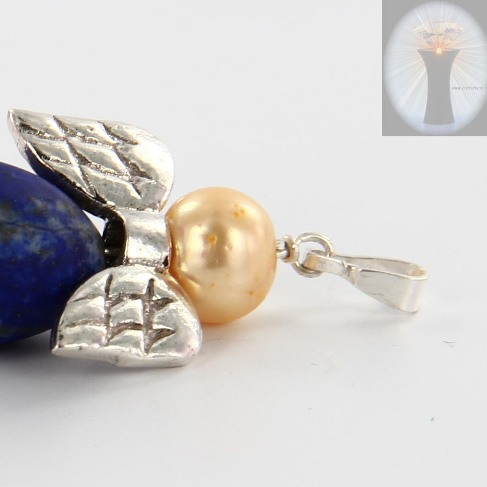 Engel-Lapis-Lazuli-Perle-beige