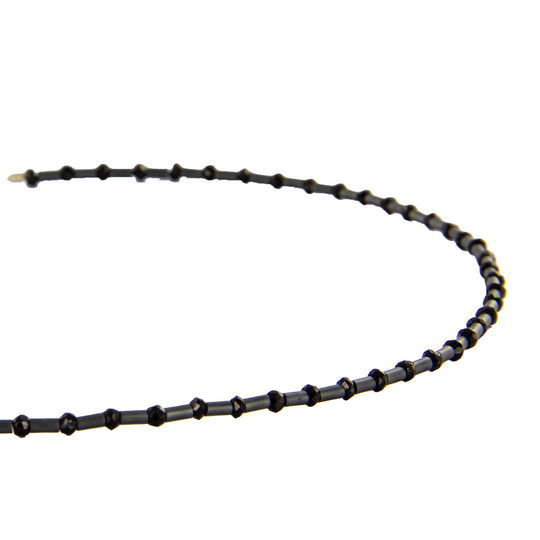 Schwarze Spinell-Hämatit-Halskette