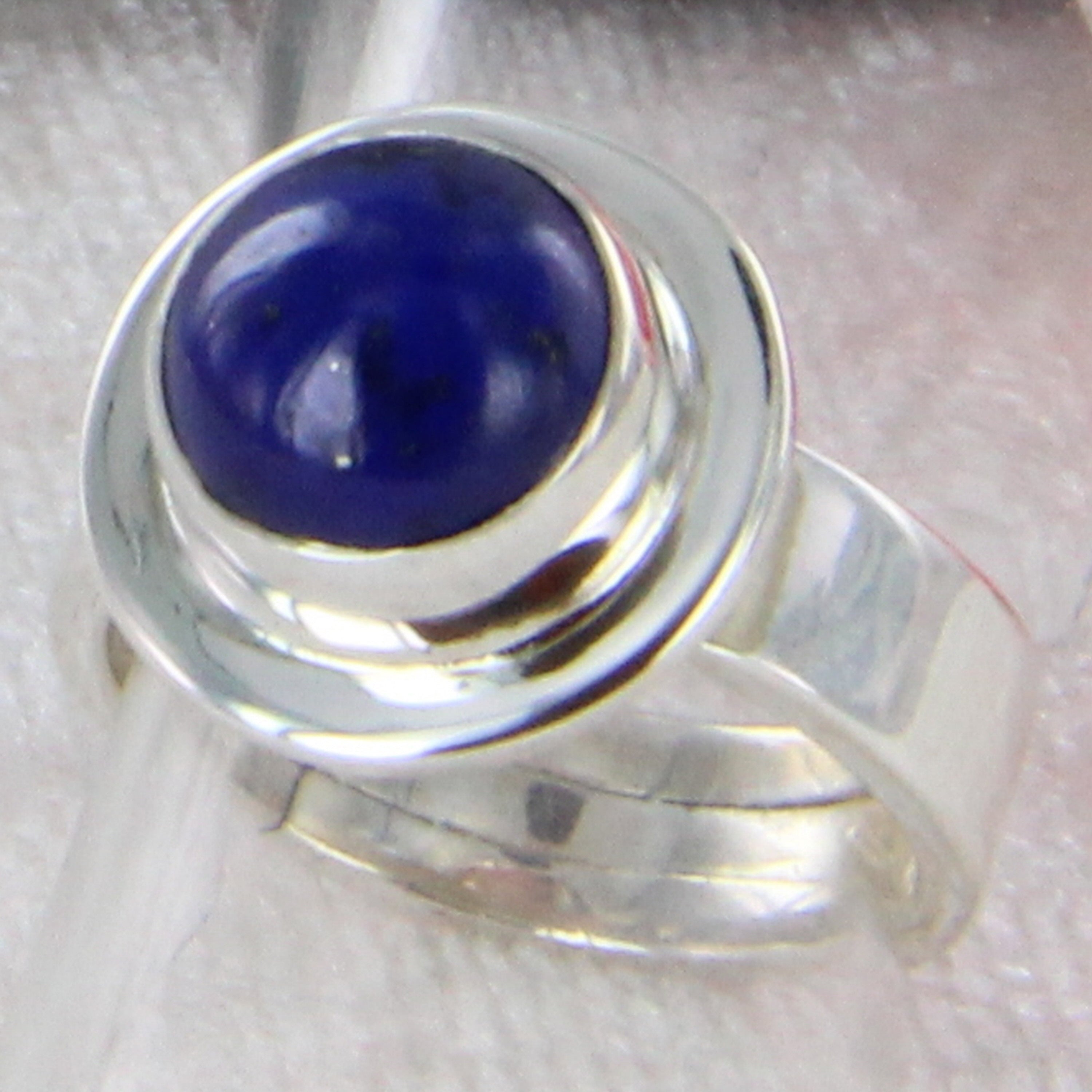 Lapis-Lazuli-Ring-Silber