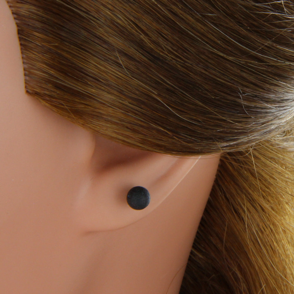Lava-Ohrstecker-schwarz-5mm-